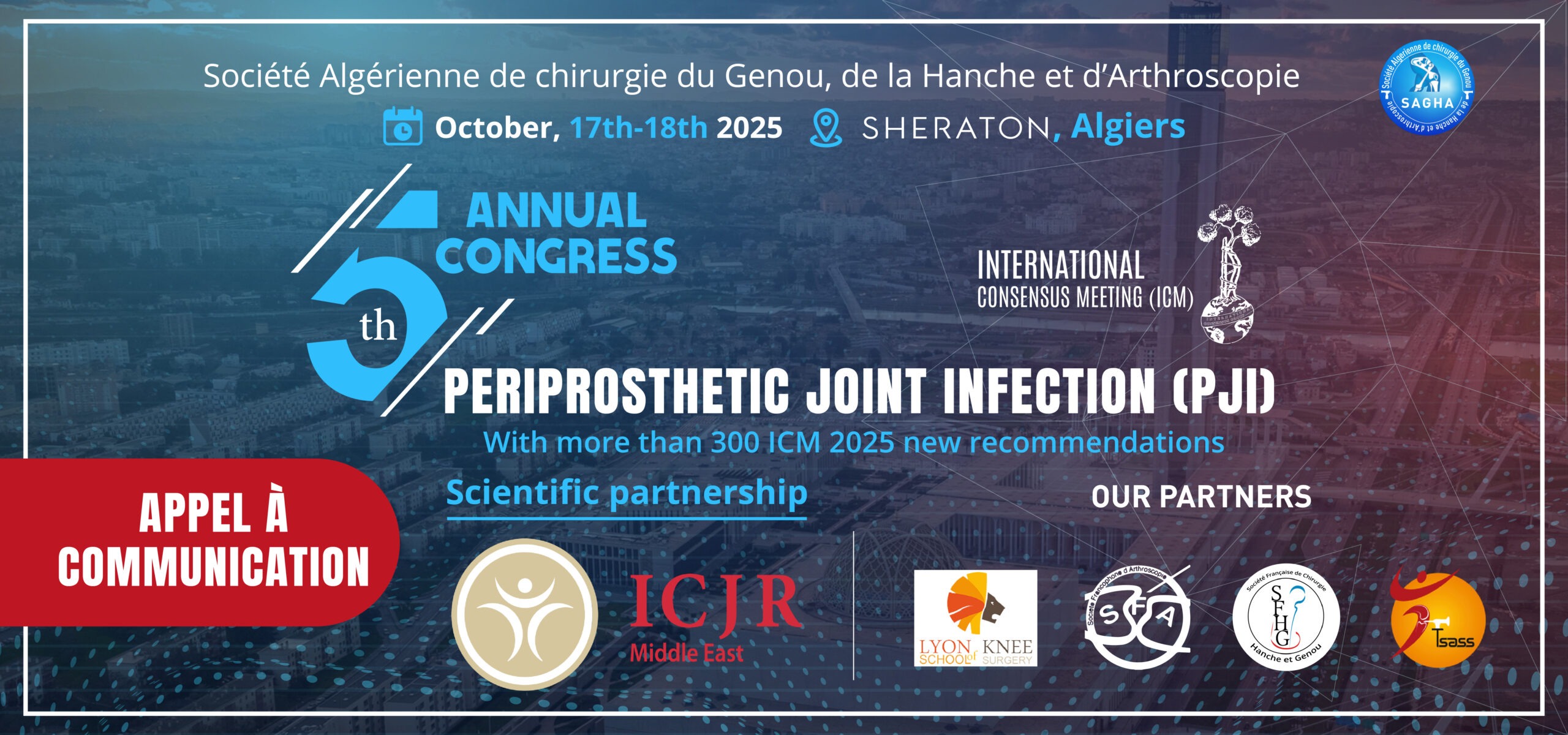 congrès scientifique chirurgiens hanche et genou