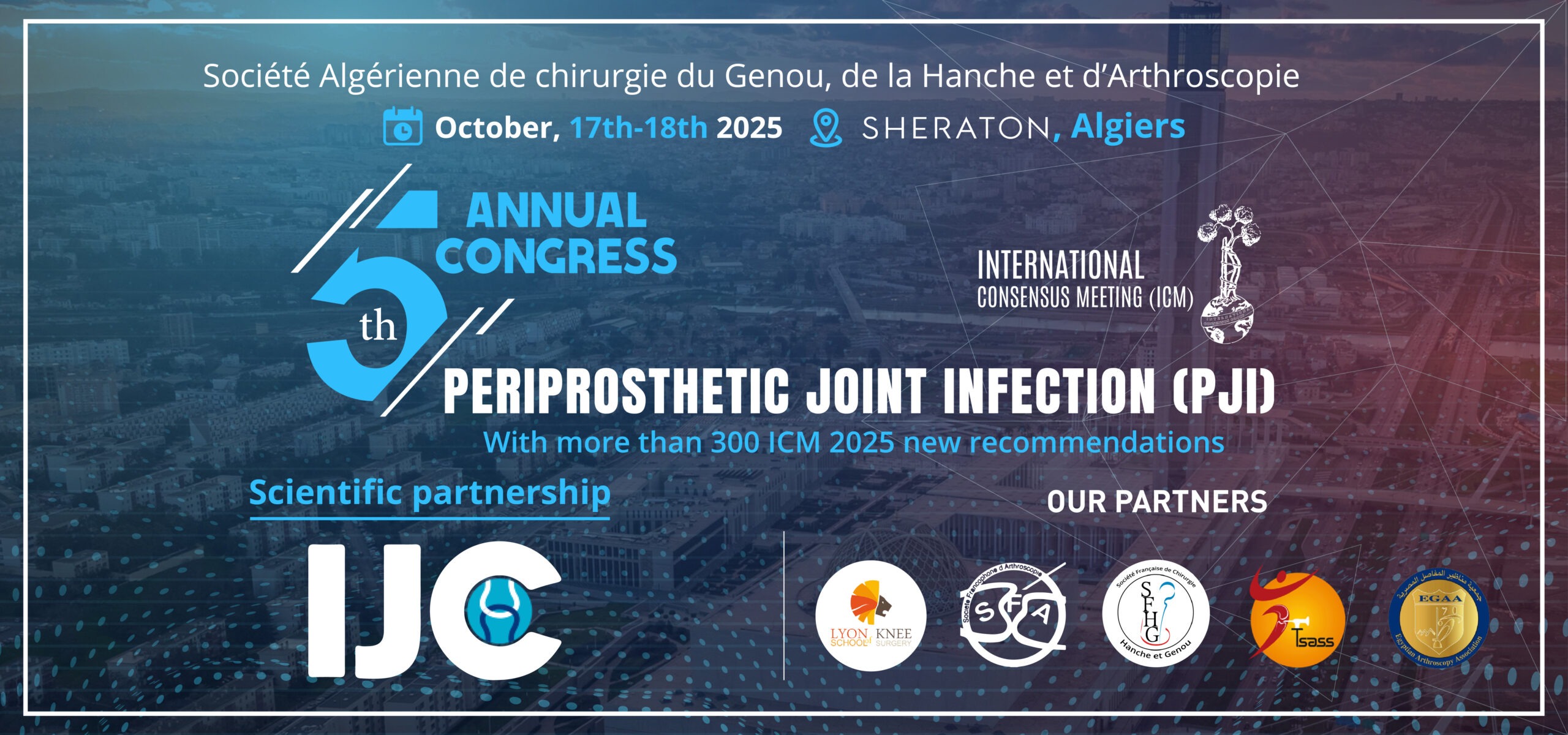 congrès scientifique chirurgiens hanche et genou